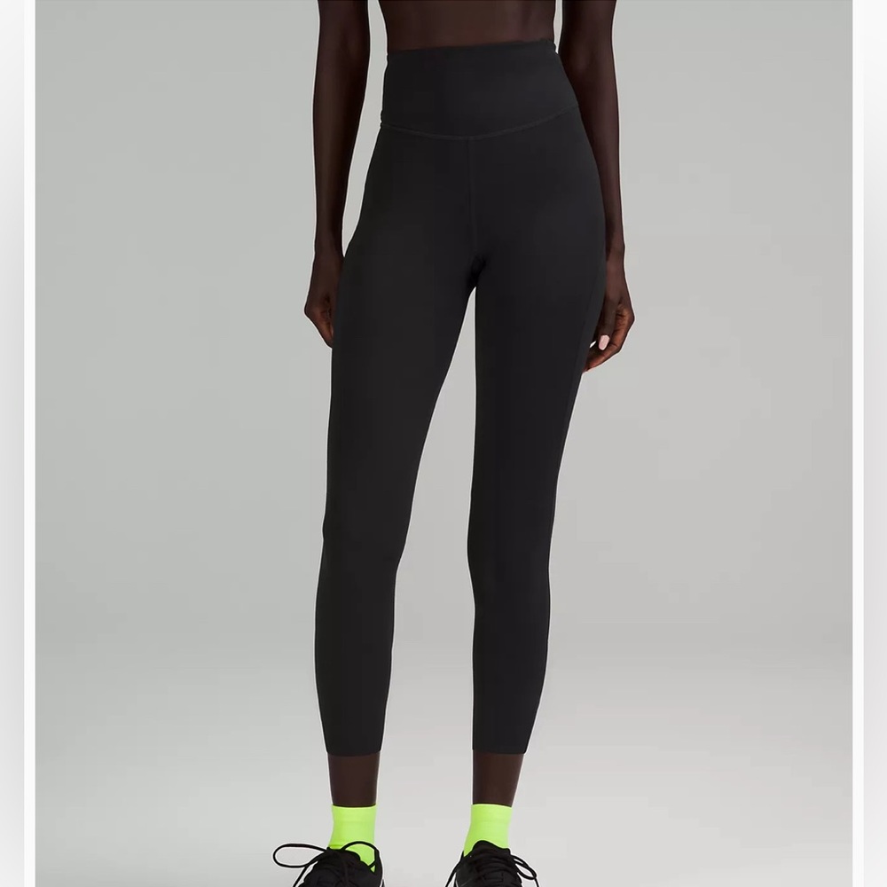 Lululemon Olive Base Pace High-Rise Crop 23” - Size 6